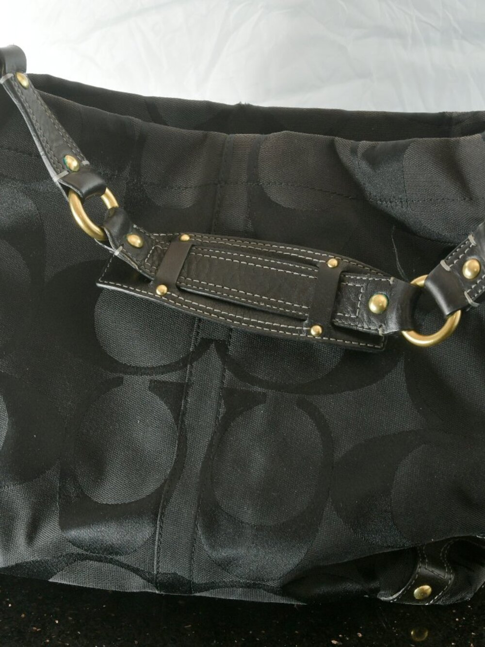 Vintage Coach Black Bag